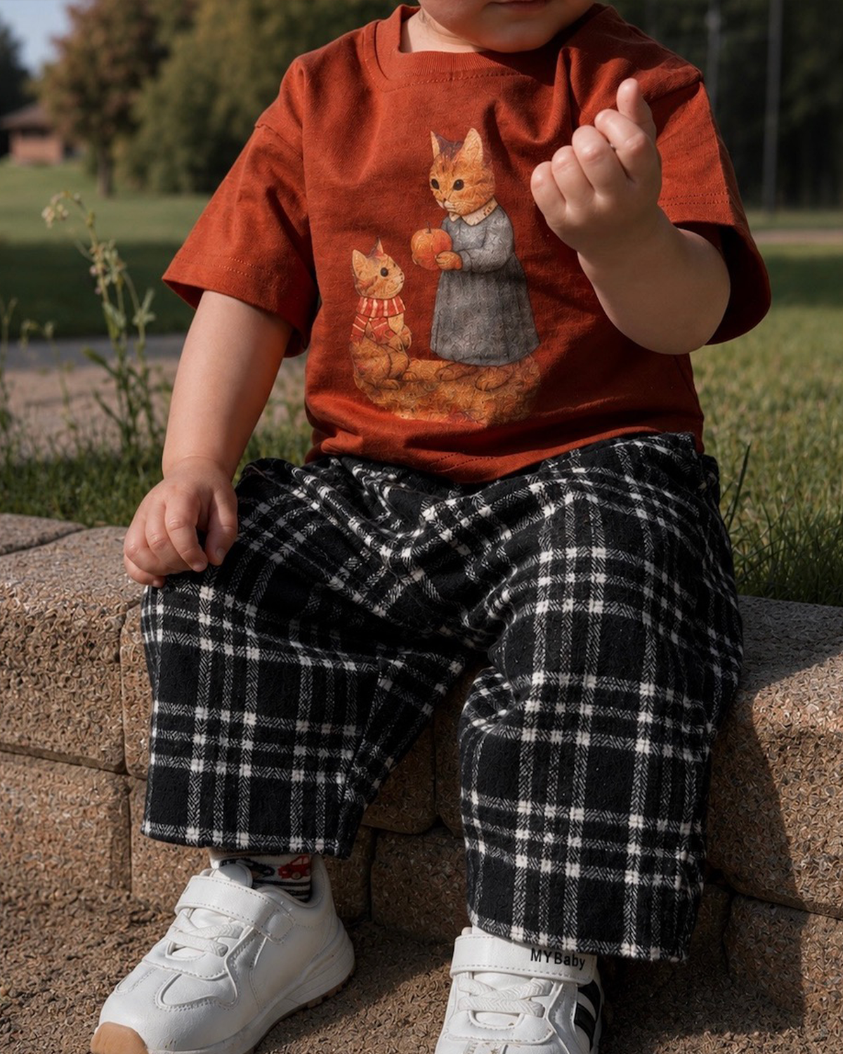 Burnt Orange Orchard Tee